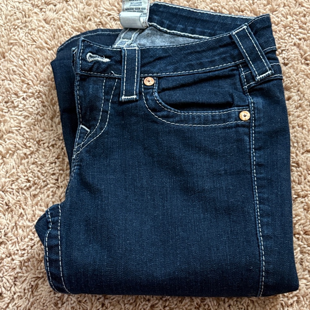 True Religion Women's Boot Cut Jeans - Dark Blue